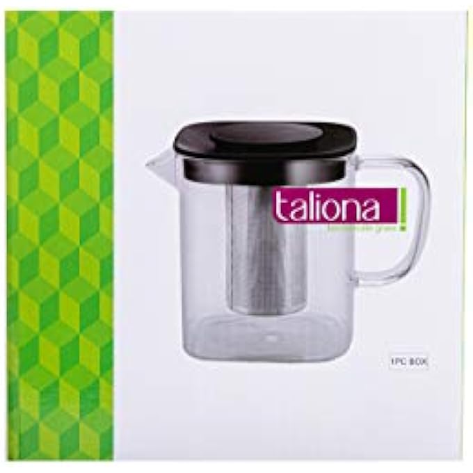 TALIONA Tea Pot Stainless Steel Filter With Plastic Lid 1000Ml Tl2213432 - Image 1