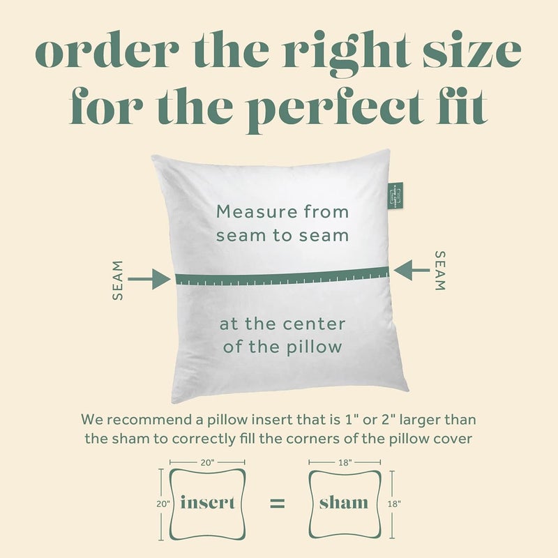 ComfyDown Decorative Throw Pillow Insert, Down and Feather Fill, 100% Cotton Cover, 233 Thread Count - Made in USA (16" X 20") - Image 2