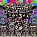 LKITMIUT 238 PCS Glow Neon Party Supplies Glow in The Dark Party Decorations BlackLight Party Tableware Set Plates Banner Fluorescent Balloons Neon Glow Tablecloths Hanging Stars Cups Napkins Serves 20 - Image 3