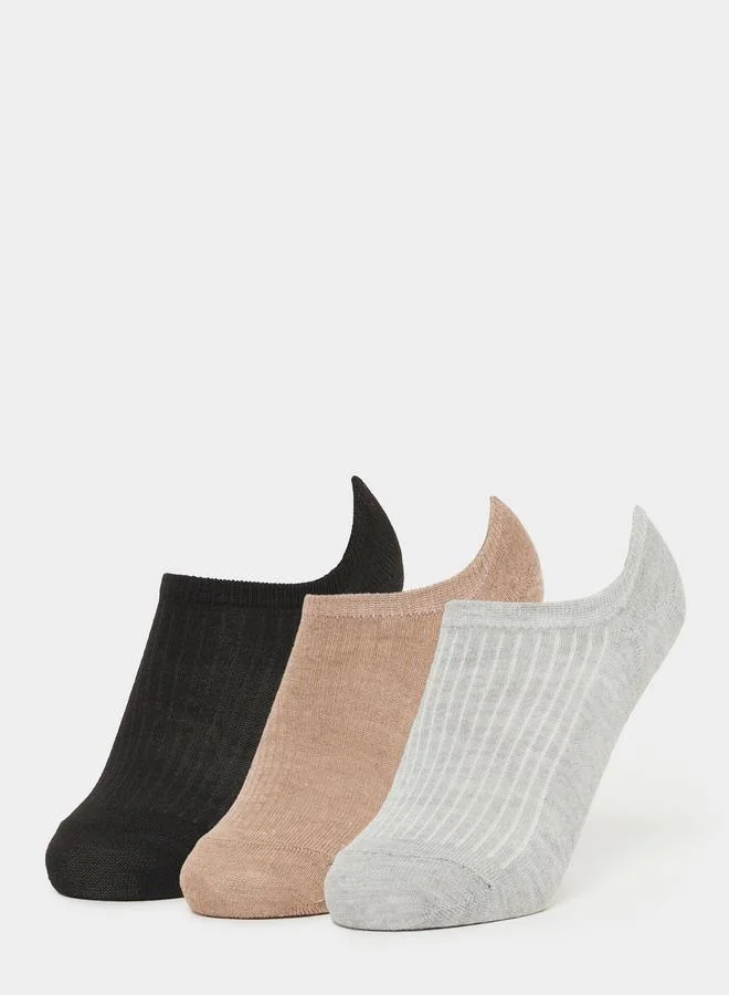 ستايلي Styli Pack of 3 Multicolor Ankle Socks