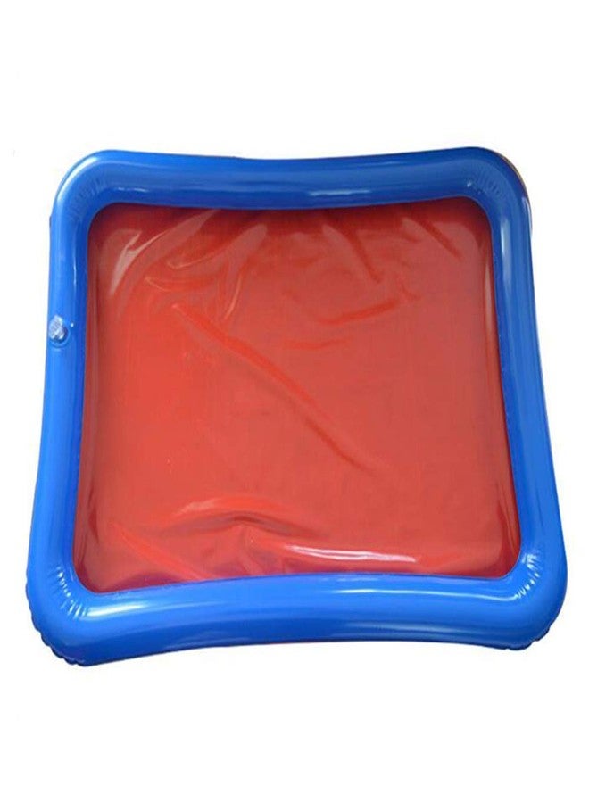 Topwon Inflatable Sand Tray for Kids/Sand Box/Sand Molds/Inflatable Sand/Portable Sand Tray(Random Color) (Random Color, 27.5x27.5) - Image 2