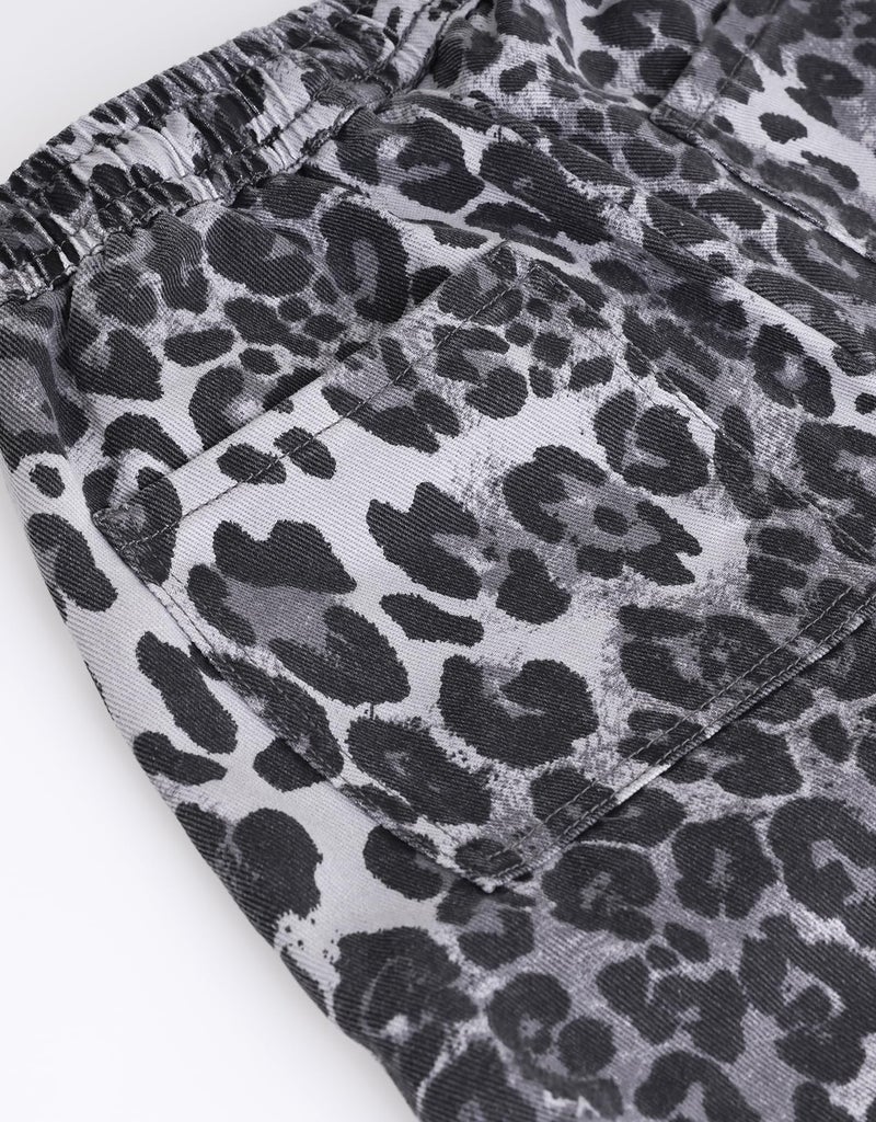Kedera Baggy Jeans for Women Y2K Mid Rise Casual Wide Leg Trousers Loose Leopard Pants Baggy with Pockets - Image 5