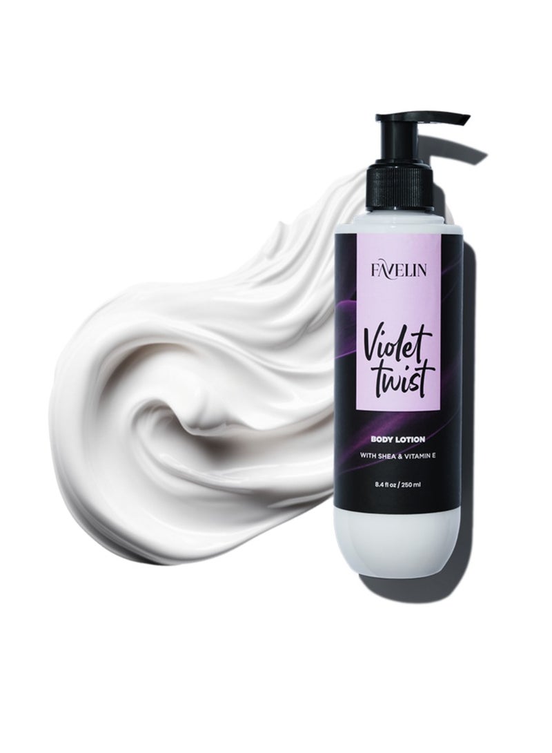 favelin Violet Twist Body Lotion 250 ML - Image 2