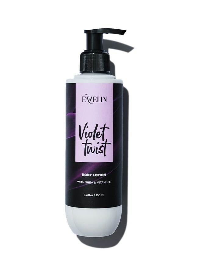 favelin Violet Twist Body Lotion 250 ML - Image 1