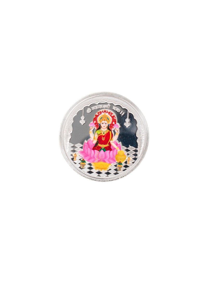 Kannan Jewels 999 Pure Silver Goddess Laxmi Collectible Gift Coin 20g - Image 1