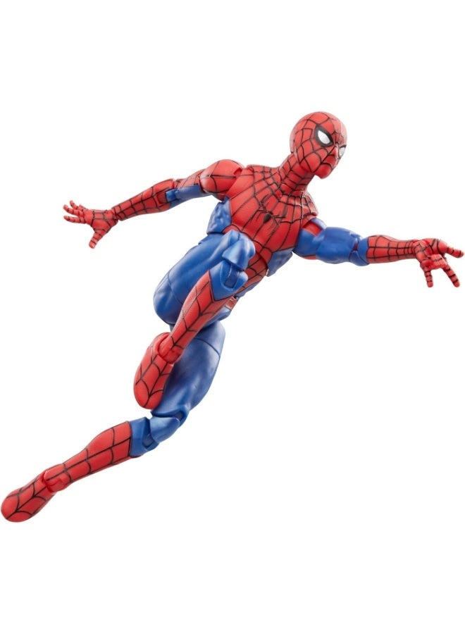 Metoo Spider Man Figure Posable Peter Parker Action Figure Marvel Superhero Collectible Model Toy Articulated Display Statue Gift For Teens And Collectors Red - Image 4