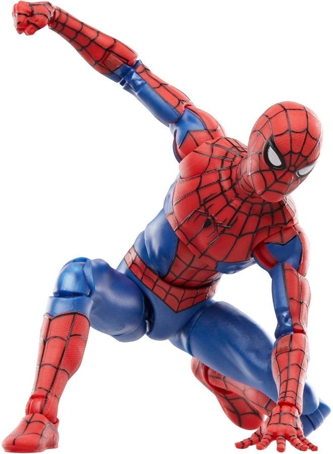 Metoo Spider Man Figure Posable Peter Parker Action Figure Marvel Superhero Collectible Model Toy Articulated Display Statue Gift For Teens And Collectors Red - Image 3
