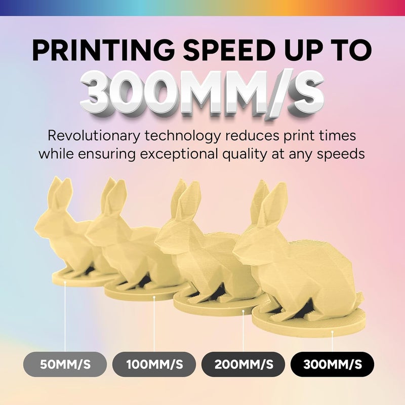 OVERTURE Matte PLA 3D Printer Filament 1.75mm, Matt Surface & Low Warping Filament 1kg Spool (2.2 lbs), Accuracy +/- 0.02 mm, Fit Most FDM Printers (Matte Butter Yellow) - Image 3