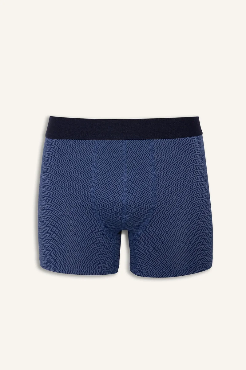 ديفاكتو Regular Fit Ethnic Patterned 3 Piece Boxer Shorts