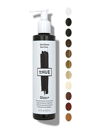 Gloss+ Dark Brown Semi-Permanent Hair Color & Conditioner, 6.5 Oz - Color Boost With Healthy Shine - Deep Conditioning Treatment - No Peroxide, Ammonia Or Mixing - Gluten-Free, Vegan - pzsku/Z5FA9DFE71B599B103766Z/45/_/1646459528/cb4b58c4-856a-4a5b-8e3d-4ef74b0d0b7c