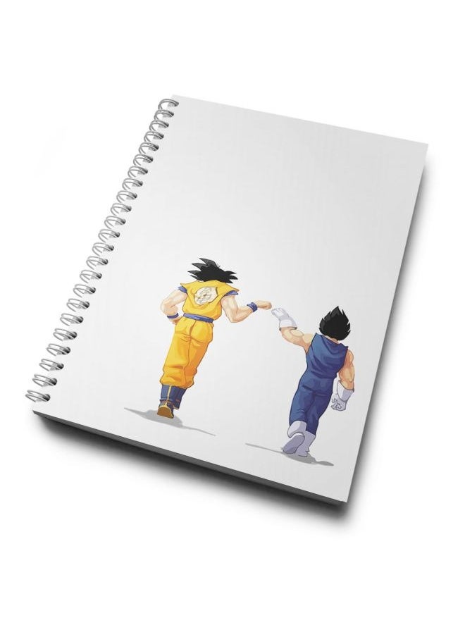 LIT - Dragon Ball Z Printed Hardcover Spiral Notebook - Image 1