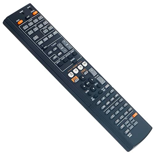 Allimity RAV491 ZF30320 Replacement Remote Control fit for Yamaha AV Receiver HTR-3066 HTR-3066BL HTR-4064 HTR-4064BL HTR-4066 HTR-6063 RX-V373BL RX-V375 RX-V375BL RX-V471 RX-V471BL RX-V475 RX-V667 - Image 2