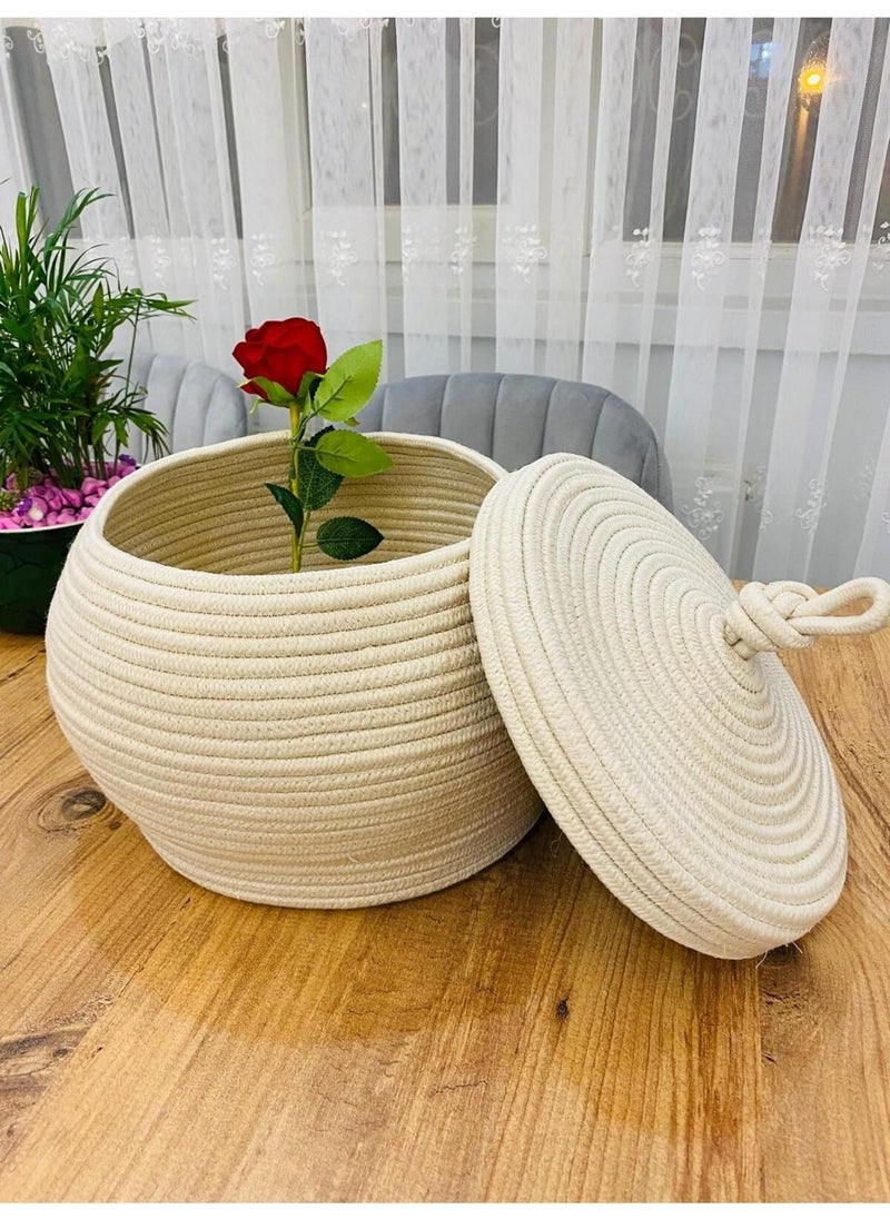 Bestiva - Jute, Wicker, Kitchen Basket, Potato Onion Basket, Fruit Basket, Onion Basket Organizer - Image 1