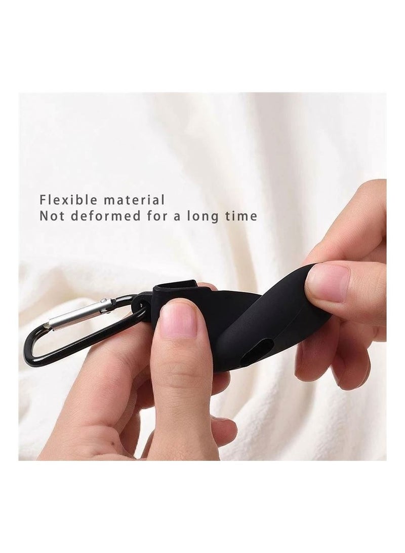 Silicone Case Cover for Huawei FreeBuds PRO with Carabiner and Charging Port Accessibility anti shock, full protection - Image 3