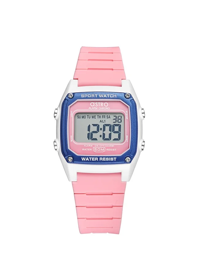 أسترو Astro A23928-PPPS Kids Digital Display Watch & Silica Gel Strap Pink