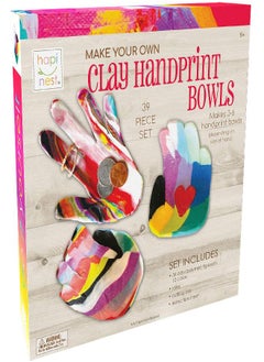 Hapinest Make Your Own Clay Handprint Bowls Craft Kit for Kids Boys and Girls Ages 6 Years and Up - pzsku/Z5FAA81EE4EEAE71CB881Z/45/_/1692789993/491417af-74ca-4488-86b4-2907a375e50e