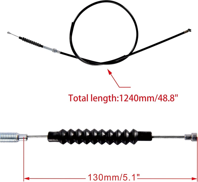 WOOSTAR 48.8" Clutch Cable for ATVs - Image 2