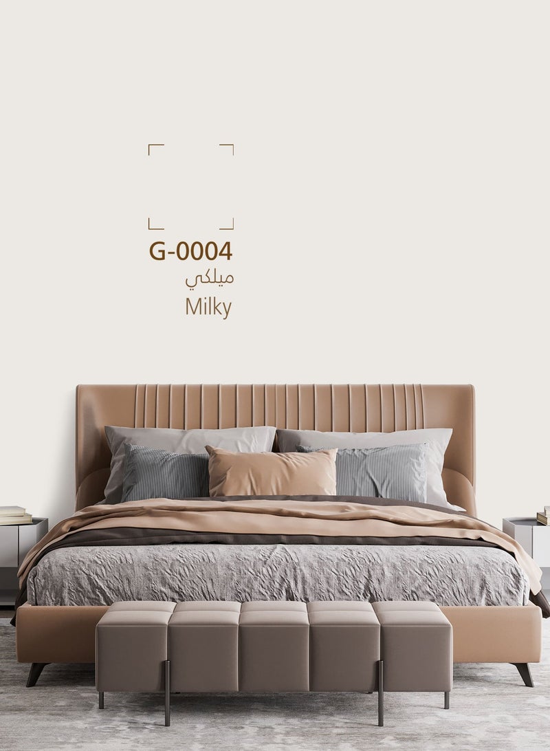 Jazeera Paints Green Interior Walls Paints Semi Gloss (color :Milky) 3L - Image 2