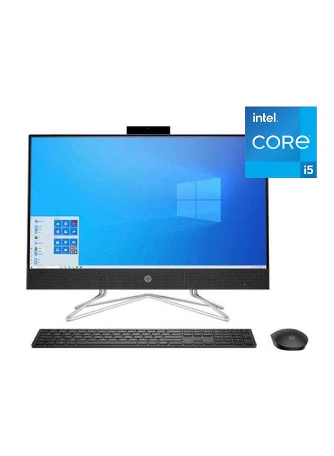 HP كمبيوتر الكل في واحد 24-df1013ne مع شاشة 23.8 بوصة، معالج Core i5-1135G7 / 8GB RAM / 512GB SSD / رسومات Intel Iris Xe / ويندوز 11 هوم / واي فاي 5 (802.11ac) / النسخة الدولية - Image 1
