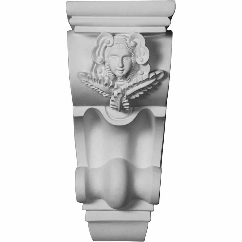 Ekena Millwork Endurathane Angel Corbel, 4 5/8"W x 5 3/4"D x 9 5/8"H, Factory Primed - Image 3