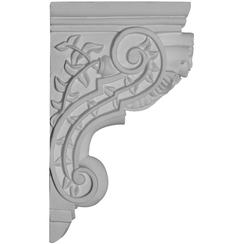 Ekena Millwork Endurathane Angel Corbel, 4 5/8"W x 5 3/4"D x 9 5/8"H, Factory Primed - Image 4