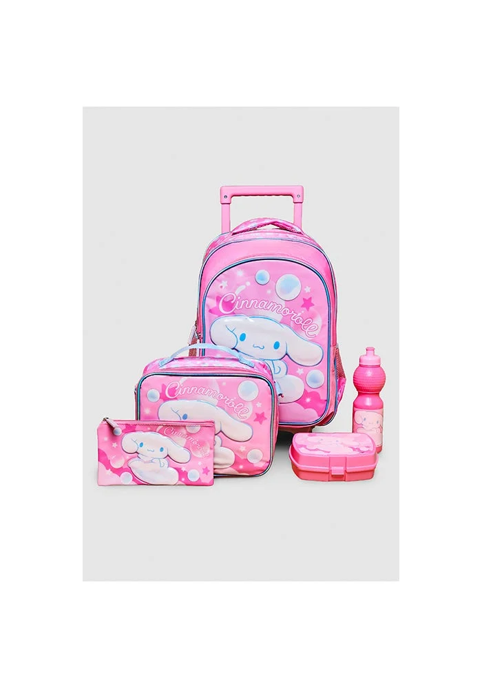 أر أند بي 5 Pack Cinnamoroll Print Backpack Set - 16"