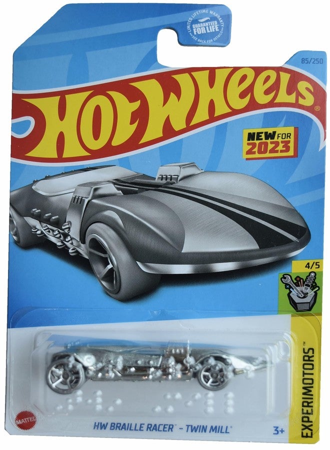 MATCHBOX سيارة ماتش بوكس هوت ويلز HW برايل ريسر توين ميل، إكسبيريموتورز 4/5 [فضي] 85/250