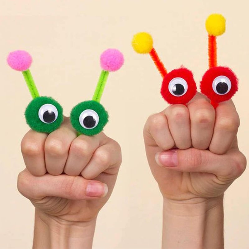 Decora 1000pcs 7mm Wiggle Googly Eyes with Self-Adhesive for Scrapbooking DIY Crafts Toy Accessories - Image 3