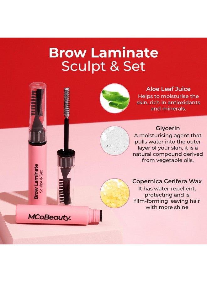 أم سي أو بيوتي MCoBeauty Brow Laminate، Sculpt & Set للحصول على حواجب محددة تمامًا، مستحضرات تجميل نباتية وخالية من القسوة - Image 5