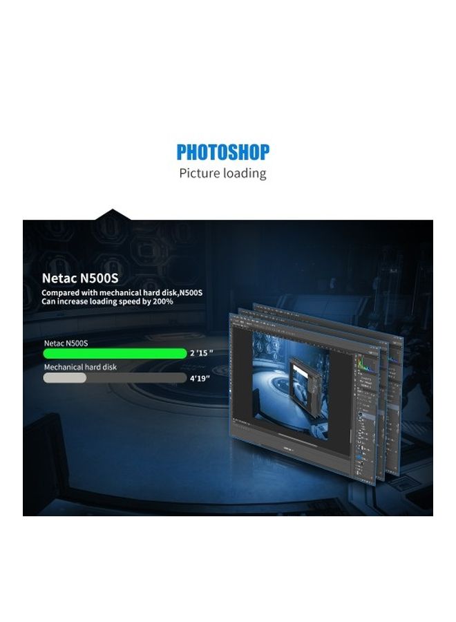 Netac Solid State Drive 3D TLC Nand Flash Blue - Image 3