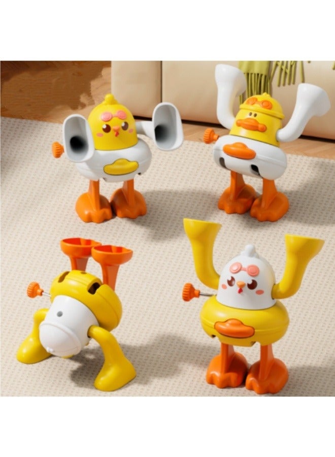 Cute Little Chicken Clockwork Somersault Toy  - Image 2