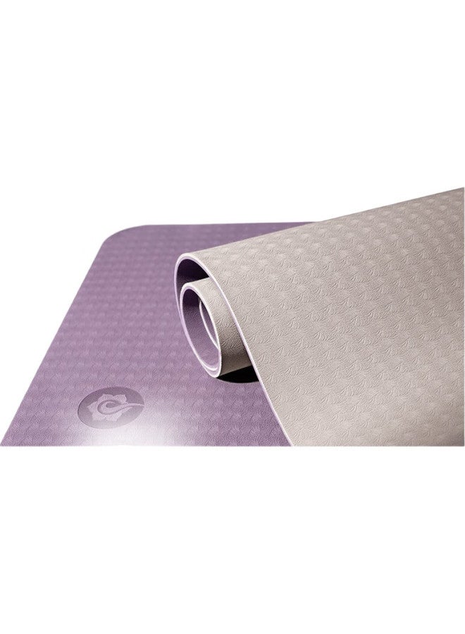 HATHA Professional Yoga Mat, Tpe, 8Mm Thickened, Widened, Non-Slip, Quiet, Shock-Absorbing, Fitness Mat, Exercise Posture Aid - Image 3