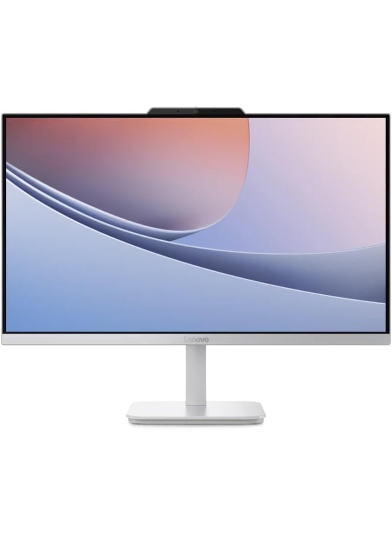 لينوفو Lenovo (Upgraded) AIO A100 All-in-One Desktop PC – 23.8" FHD IPS Display, Intel N100 (i3 Alternative), 16GB DDR4, 512GB SSD, Wi-Fi 6, Windows 11 Pro, USB Keyboard & Mouse Included – Cloud Grey English Cloud Grey - Image 2