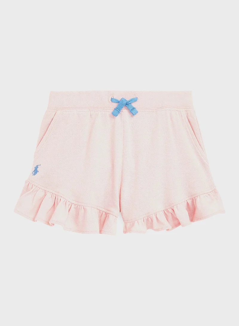 POLO RALPH LAUREN Kids Ruffle Hem Shorts