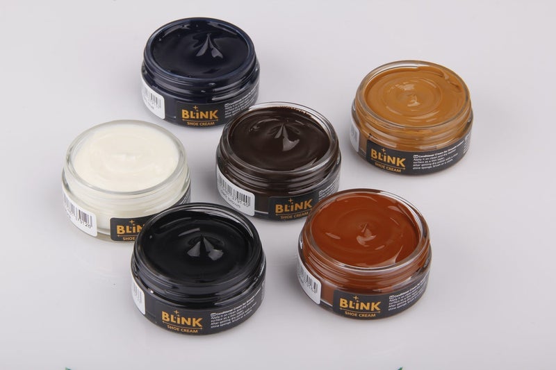 BLINK Shoe Cream – Neutral Leather Conditioner & Shine Polish – 50 ml with Applicator Sponge - Image 3