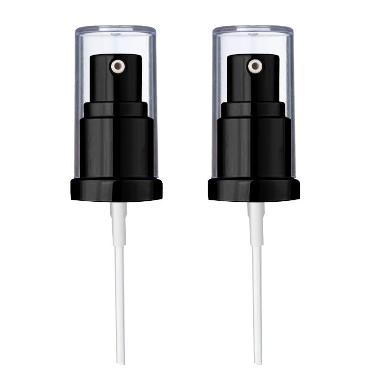 Chris.W 2Pack Foundation Pump Compatible with Maybelline Fit Me Liquid Foundation Makeup (Black+Black) - Image 1