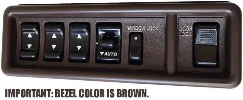 SWITCHDOCTOR Window Master Switch for 1984-1990 Toyota Land Cruiser (84820-90A08-06, 84820-90A08-03) - Image 3