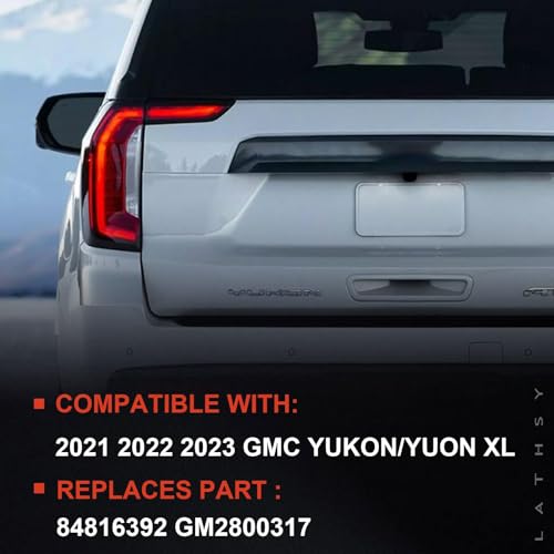 Lathsy Tail Light LED Compatible With 2021 2022 2023 2024 GMC Yukon/Yuon XL Outer Left Driver Side Taillight Replace 84816392 - Image 2
