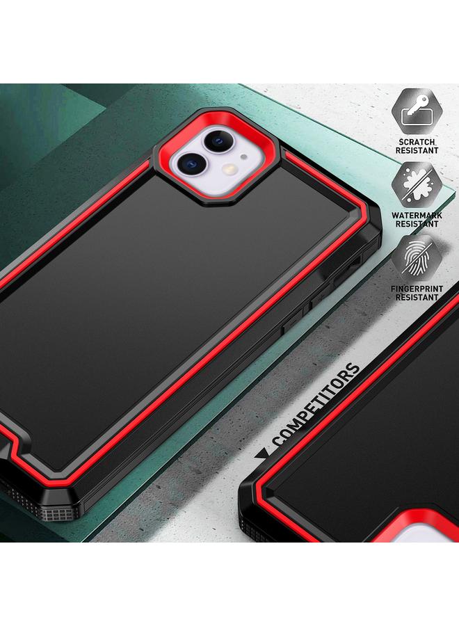 S-TOP Case For iPhone 11 Armour Two-color TPU + PC Phone Case - Image 5
