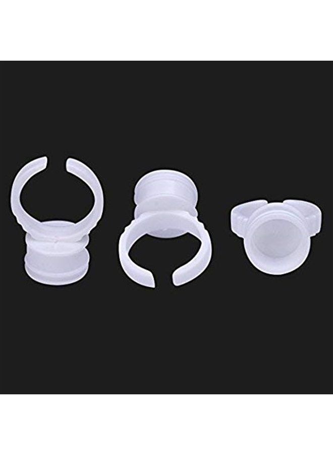 Best Pigment Ring Cups for Microblading Pigment and Lash Extensions 100 PCS, for Glue and Pigment Ink, 1.5cm (1.5cm)