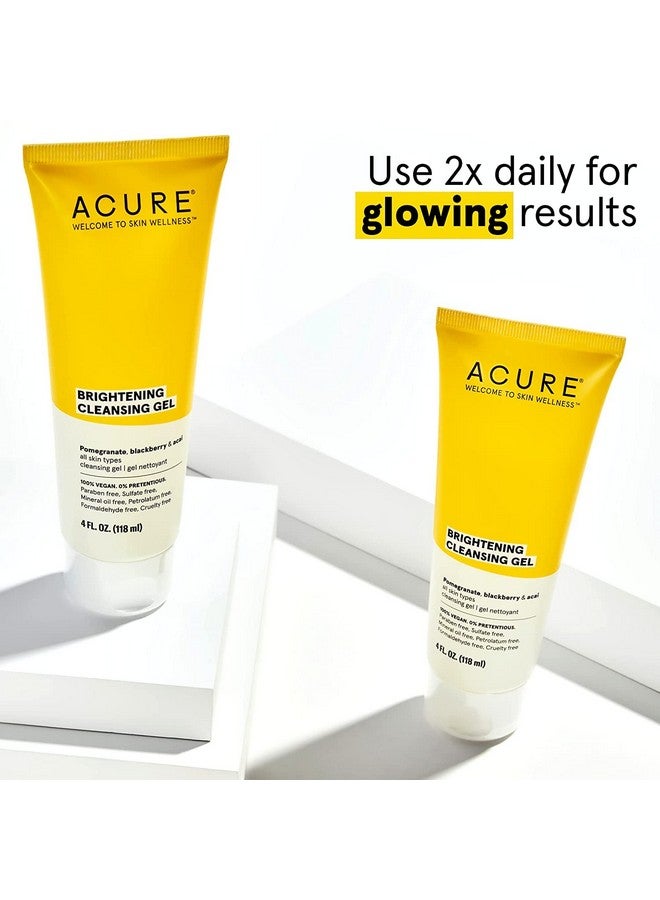 أكيور مجموعة ثنائية الأكثر مبيعًا، مقشر الوجه وجل التنظيف، جميع أنواع البشرة، نظفيها بالرمان والتوت الأسود ومقشر الأكاي مع عشب البحر والطين الأخضر الفرنسي - Image 4