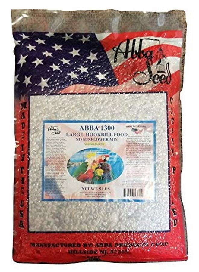 ABBA 1300 Large Hookbill Bird Food 5Lbs  - Image 1