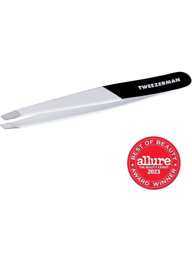 Tweezerman Stainless Steel Slant Tweezer - Eyebrow Tweezers for Women and Men (Midnight Strike) - Image 3