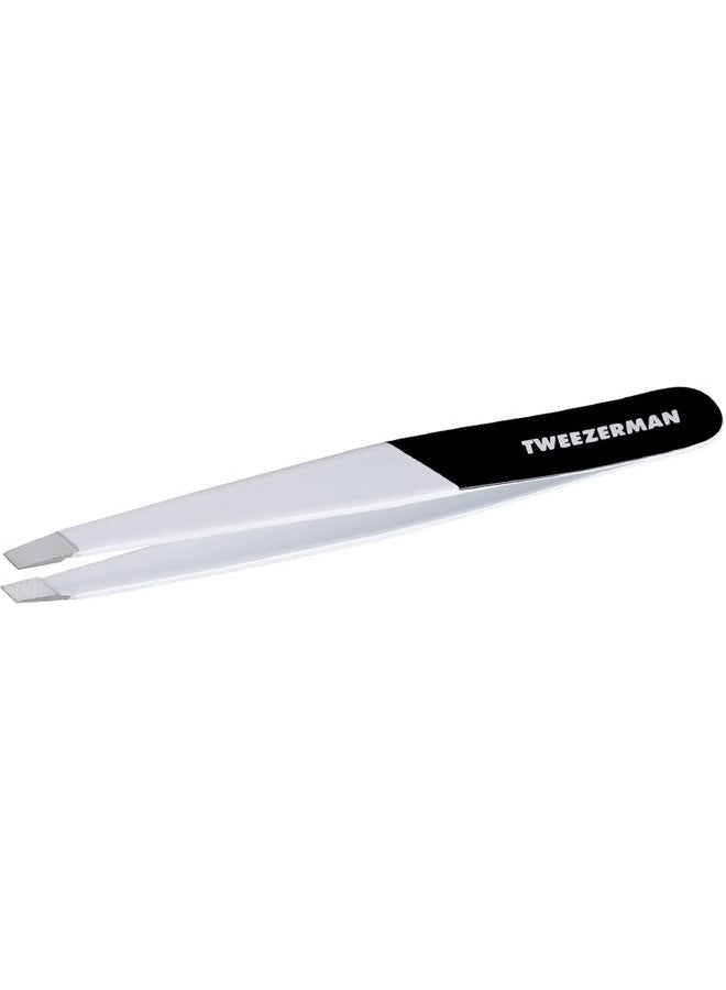 Tweezerman Stainless Steel Slant Tweezer - Eyebrow Tweezers for Women and Men (Midnight Strike) - Image 1
