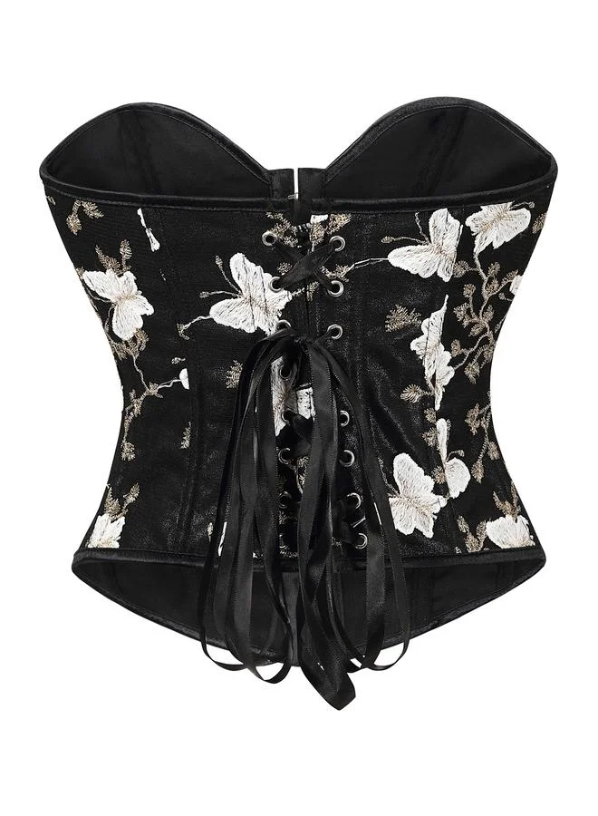 تايك تو Butterfly Jacquard Body Corset Shaping Top