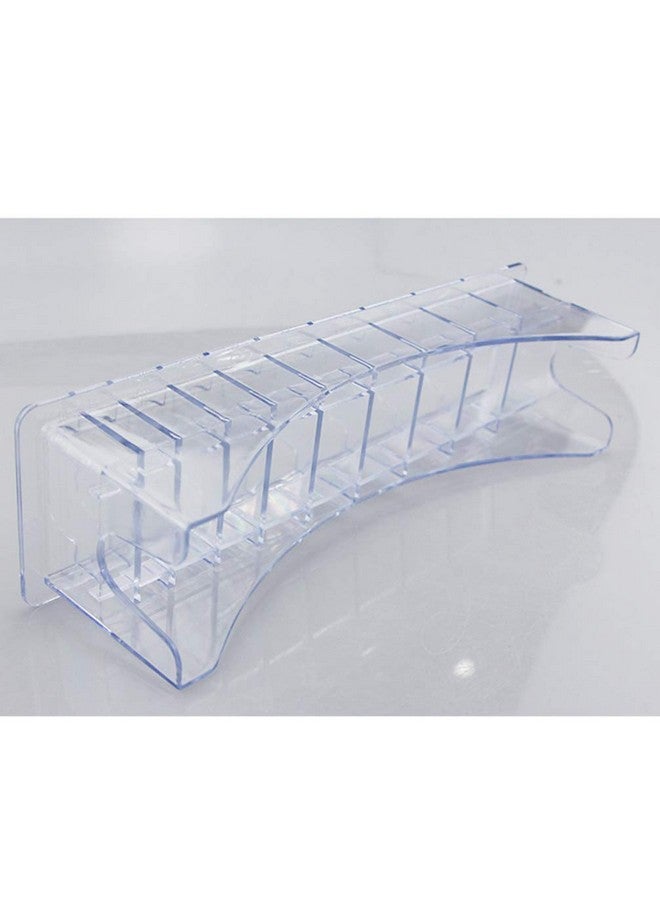 Beaupretty Eaupretty Guide Comb Storage Box Rectangular Plastic Blade Guide Comb Organizer Limit 10 Grid Comb Box Case For Barbershop - Image 5