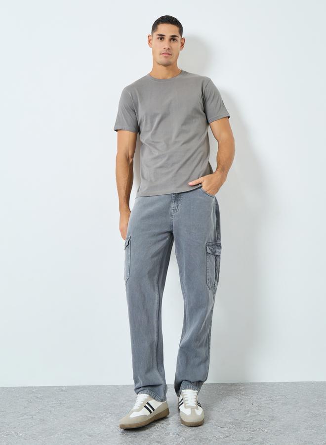 Styli Pure Cotton Compact Jersey Regular T-Shirt - Image 2