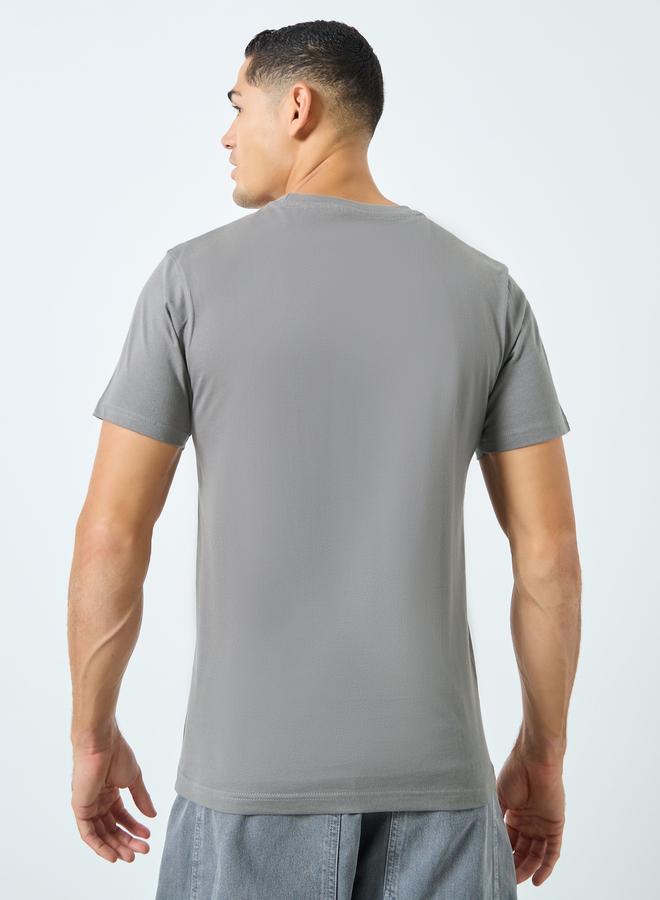 Styli Pure Cotton Compact Jersey Regular T-Shirt - Image 4