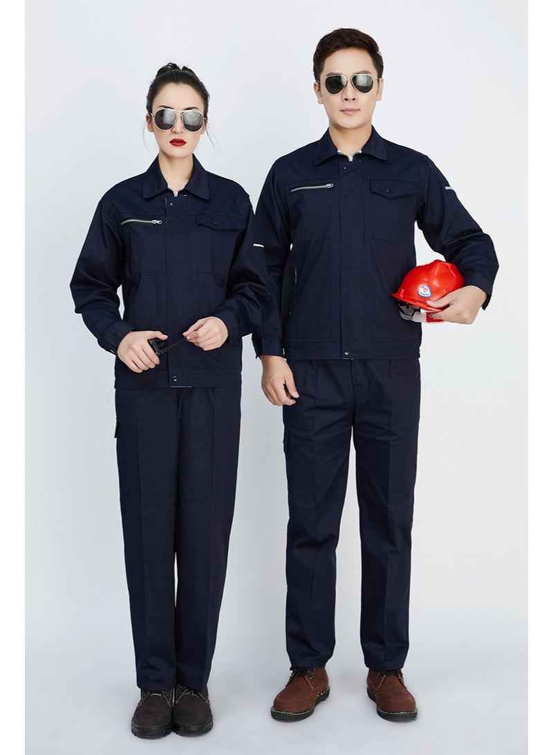 NIBEMINENT Men Women Car Workshop Work Clothes Mechanic Uniform Overalls Repair Wear Coveralls Welding Uniformes De Trabalho Jacket+pants - Image 2