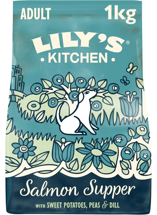Lily's Kitchen Salmon Supper Adult Dog Dry Food - 1KG - Image 1